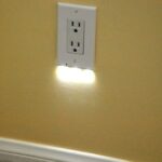 Snap electrical plate night light