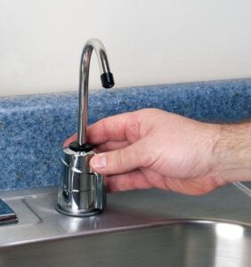 install water filter dispenser