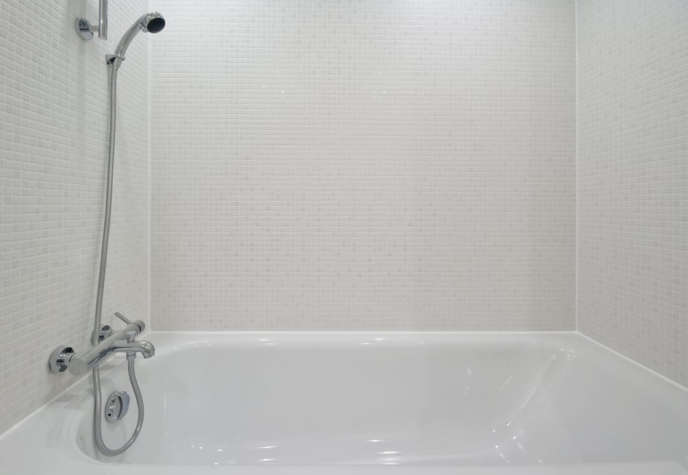 Tub Liner Is A Quick Makeover For An, Bathtub Overlay Diy