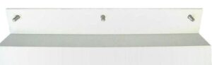 A stick-stud angle with pre-installed bolts, over a white background.