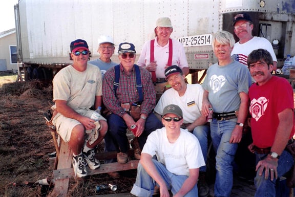 Habitat for Humanity house building team