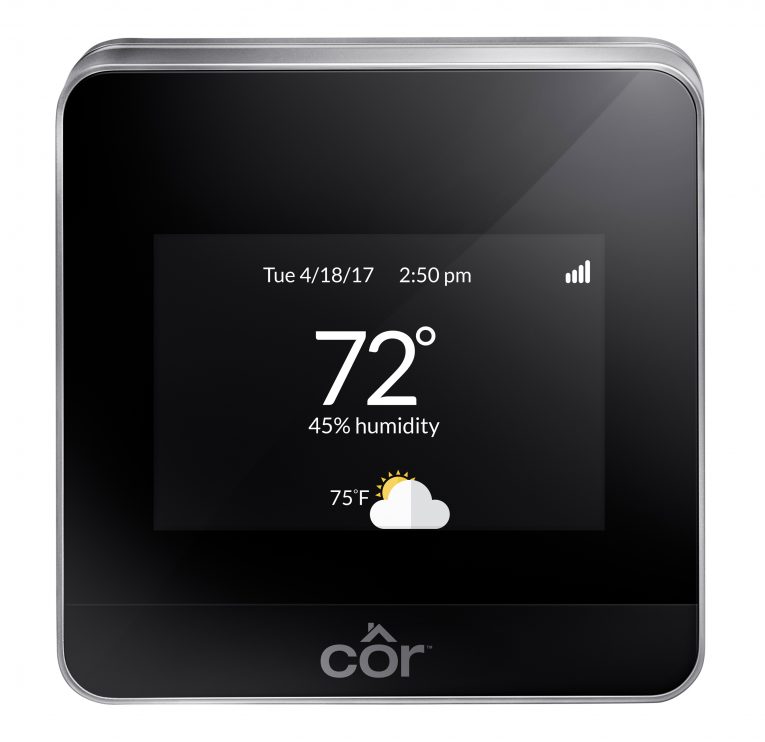 Carrier Cor thermostat display