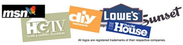 HomeTips home improvement clients logos