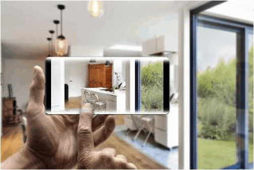 taking house photos with cell phone