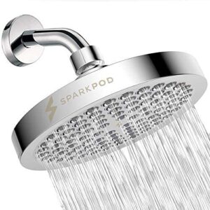 Sparkpod low flow shower head in silver