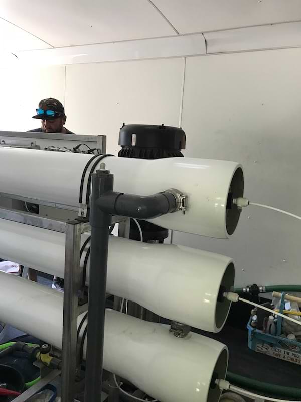 large RO filters for pool water recycling