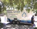 trailer of pool water RO filters