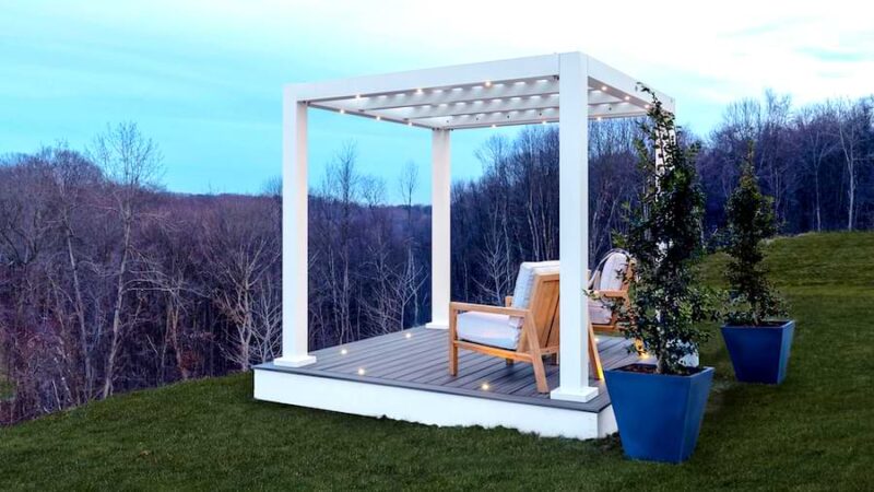 small pergola is like a gazebo