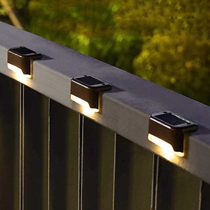 solar lights for railing